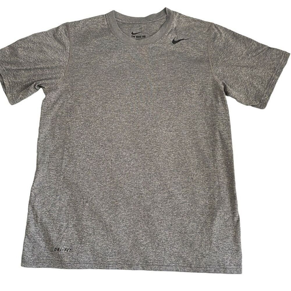 EUC! Nike Heather Gray Dri-Fit Short Sleeve Tee - Size Small
